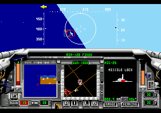 Gameplay of F-15 Strike Eagle II