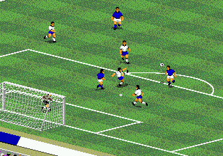 Gameplay of FIFA International Soccer