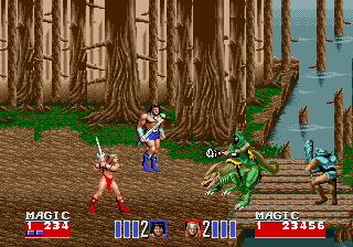 Gameplay of Golden Axe II