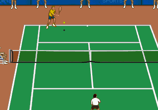 Gameplay of IMG International Tour Tennis