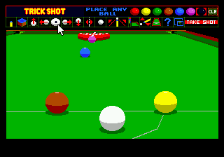 Gameplay of Jimmy White's Whirlwind Snooker