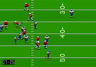 Gameplay of Joe Montana Football