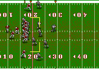 Gameplay of Joe Montana II Sports Talk Football