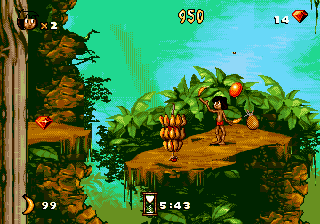 Gameplay of The Jungle Book