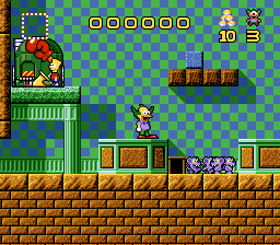 Gameplay of Krusty's Super Fun House