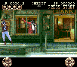 Gameplay of Lethal Enforcers II - Gun Fighters
