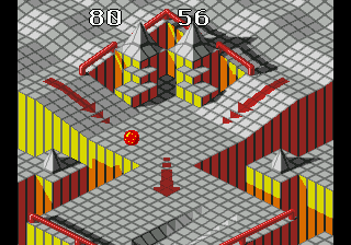 Gameplay of Marble Madness