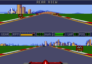 Gameplay of Mario Andretti Racing