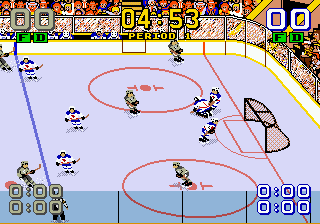 Gameplay of Mario Lemieux Hockey