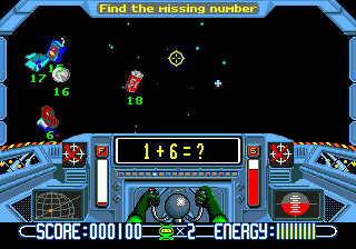 Gameplay of Math Blaster - Episode 1