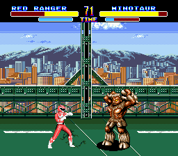 Gameplay of Mighty Morphin Power Rangers