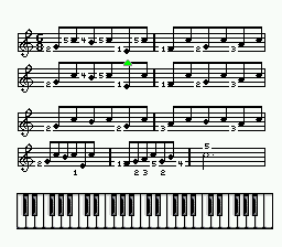 Gameplay of The Miracle Piano Teaching System