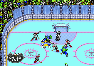 Gameplay of Mutant League Hockey