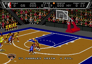 Gameplay of NBA Action '94