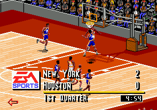 Gameplay of NBA Live 95