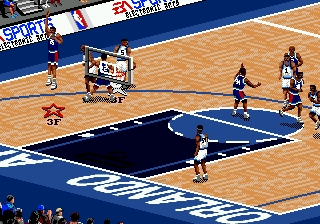 Gameplay of NBA Live 96