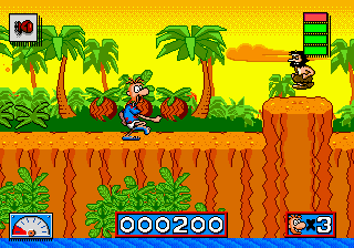 Gameplay of Normy's Beach Babe-O-Rama