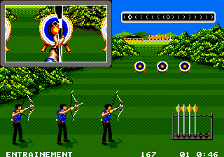 Gameplay of Olympic Gold