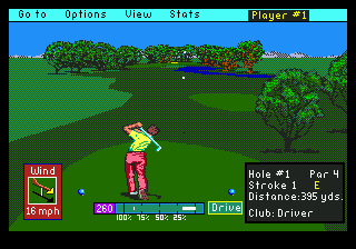 Gameplay of PGA Tour Golf