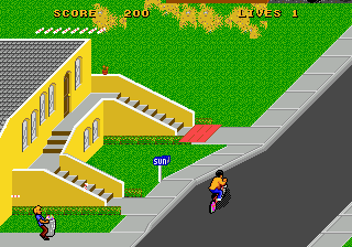 Gameplay of Paperboy 2