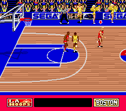 Gameplay of Pat Riley Basketball