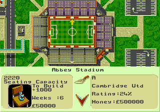 Gameplay of Premier Manager 97
