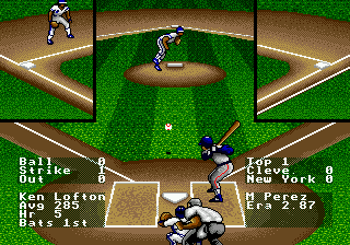 Gameplay of R.B.I. Baseball '93