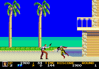 Gameplay of Rolling Thunder 2