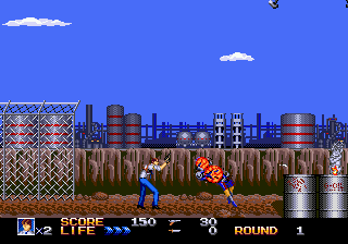 Gameplay of Rolling Thunder 3