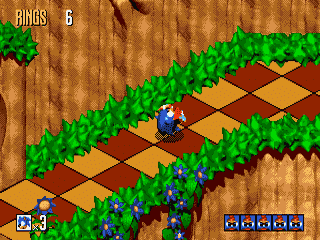 Gameplay of Sonic 3D Blast