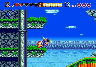 Gameplay of Sparkster