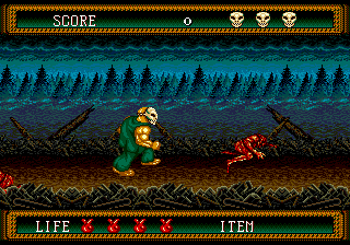 Gameplay of Splatterhouse 2