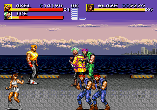 Gameplay of Streets of Rage 3