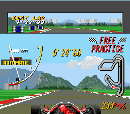Gameplay of Super Monaco GP