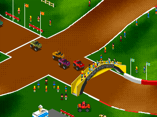 Gameplay of Super Skidmarks