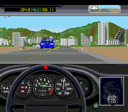 Gameplay of Test Drive II - The Duel