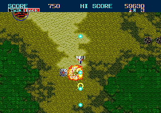 Gameplay of Thunder Force II