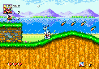 Gameplay of Tiny Toon Adventures - Buster's Hidden Treasure