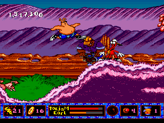 ToeJam _ Earl in Panic auf Funkotron