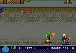 Gameplay of Toxic Crusaders