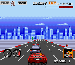 Gameplay of Turbo OutRun