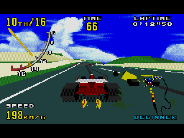 Gameplay of Virtua Racing
