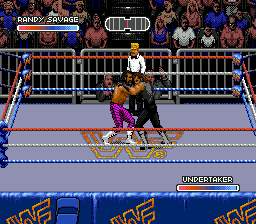 Gameplay of WWF Royal Rumble