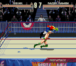Gameplay of WWF WrestleMania - The Arcade Game