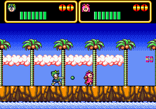 Gameplay of Wonder Boy III - Monster Lair