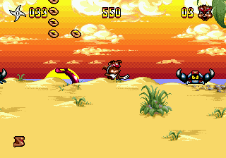 Gameplay of Zero the Kamikaze Squirrel