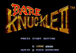 Bare Knuckle II box art