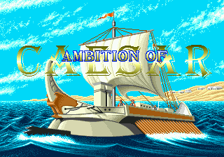 Title screen of Caesar no Yabou