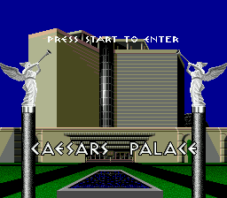 Title screen of Caesars Palace