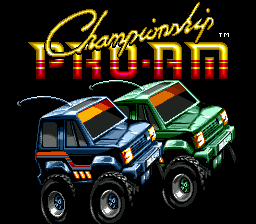 Title screen of Championship Pro-Am